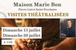 photo Visite théâtralisée Maison Marie Bon, Pierre Loti à Saint Porchaire
