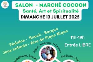 photo SALON Marché Bien être COCOON - 17240 st fort sur gironde base de loisirs moulin du sap