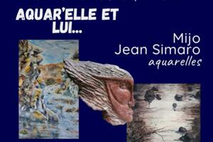 photo AQUAR'ELLE ET LUI... ON THE ROCK...