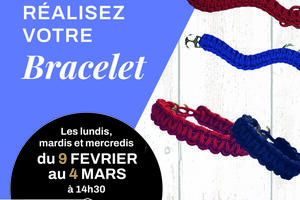 photo Atelier Matelotage / Bracelet (noeuds marins)