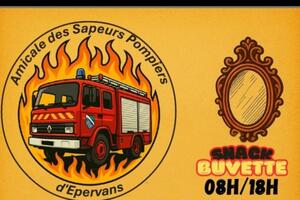 photo vide grenier Sapeurs-Pompier Epervans