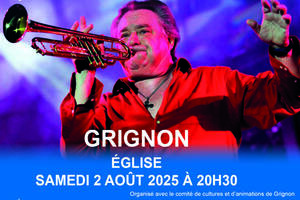 photo Jean-Claude Borelly et sa Trompette d'Or à Grignon
