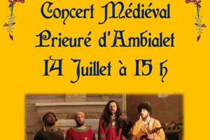 photo Concert au Prieuré d'Ambialet Dimanche 14 juillet à 15h