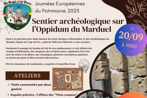 photo Journées Européennes du Patrimoine : Sentier archéologique sur l'Oppidum du Marduel