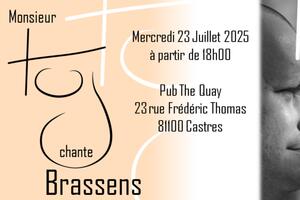 photo Monsieur Tuj chante Brassens