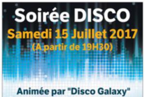 Soirée DISCO - Samedi 15 Juillet 2017 (à partir de 19H30) à Tulette (26790)