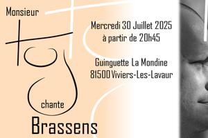 photo Monsieur Tuj chante Brassens