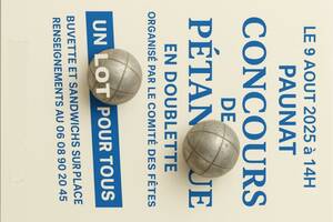 photo Concours de Pétanque PAUNAT