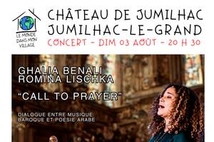 photo Concert - Château de Jumilhac - Ghalia Benali & Romina Lischka