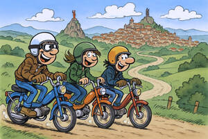 photo Bourse-expo de motos ancienne.