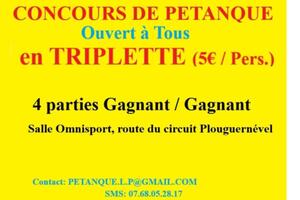 photo Concours de pétanque en triplette