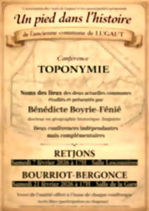 photo Conférence toponymie : Un pied dans l'histoire de l'ancienne commune de Lugaut