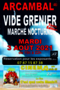 photo Vide-Greniers et cinéma en plein air à Arcambal