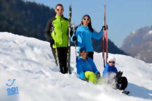 photo Challenge biathlon family