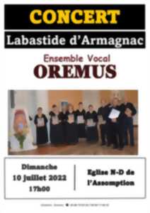 Concert de l'Ensemble vocal OREMUS