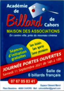 Billard au féminin Séances d' initiation au sport Billard.