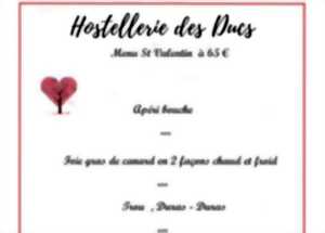 Menu Saint Valentin au restaurant l'Hostellerie des Ducs