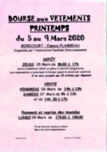 photo Bourse aux vêtements de printemps et puériculture