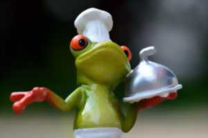 MENU GRENOUILLES AU CHAMP DES LYS