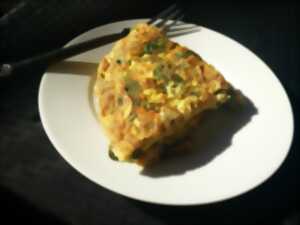 Omelette géante à l'aillet