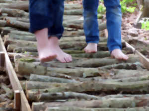 Parcours pieds nus