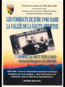 photo CONFÉRENCE 1940-1945 LES PRISONNIERS DE GUERRE DE LA VALLÉE DE LA HAUTE-MEURTHE