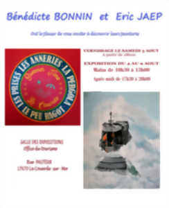 EXPOSITION DE PEINTURES DE BENEDICTE BONNIN ET ERIC JAEP