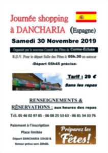 JOURNÉE SHOPPING À DANCHARIA (ESPAGNE)