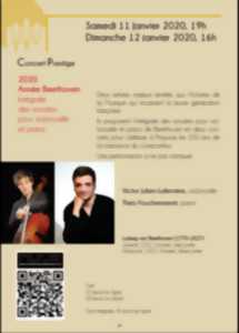 Intégrale des sonates violoncelle et piano de Beethoven - Auditorium de Prayssas