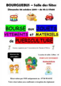 Bourse aux jouets, vêtements et matériel de puériculture