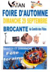 Brocante de la foire d'Automne