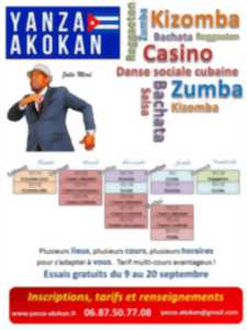 Inscription salsa, bachata, Zumba, kizomba, reggaeton