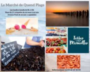 Marché de Quend plage les pins
