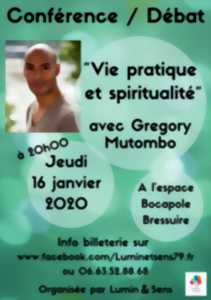 Conférence de Gregory Mutombo