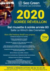 DÎNER SPECTACLE BAL MUSETTE & SOIRÉE ANNÉES 80 POUR LE RÉVEILLON DE LA SAINT SYLVESTRE DOMAINE HÔTELIER DES GRENETTES