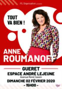 Spectacle : Anne Roumanoff