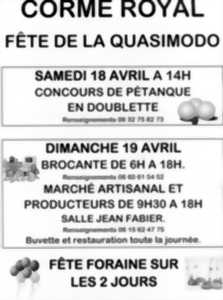 FÊTE DE LA QUASIMODO