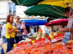 Marché de Bazas le samedi