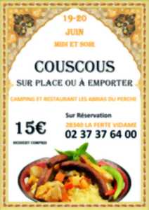 Couscous à emporter - Camping Les Abrias - La Ferté Vidame