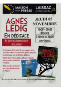 Rencontre-conférence-dédicaces d'Agnès LEDIG