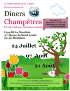 REPAS À LA FERME DES MOULIOTS