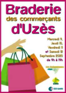 Braderie des commerçants d'Uzès