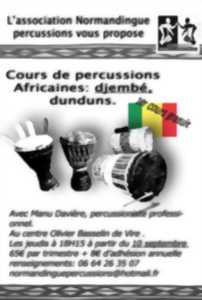 Cours de percussions africaines: djembé, doundouns