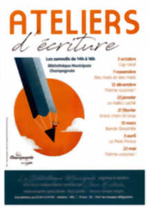 ATELIERS D'ÉCRITURE