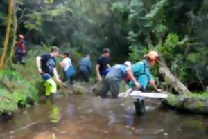 Entretien de cours d'eau, rivière de Lanvern