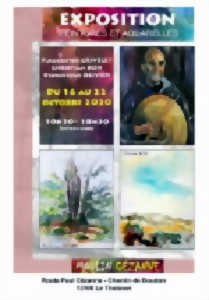 Peintures et aquarelles au Moulin Cezanne