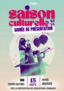 Présentation de la saison culturelle 2023 - 2024