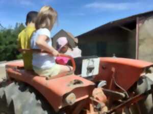 photo Les enfants à la ferme