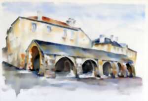 Aquarelles des sites Templiers et Hospitaliers et paysages du Larzac et Vallées