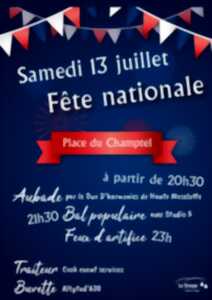 photo Bal populaire et feux d'artifice